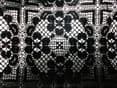 Beautiful Black Genuine British Nottingham Cluny Cotton Lace Fabric03 2m x 1.3m